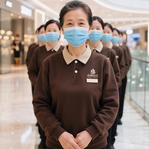 物业保洁员工作服长袖酒店客房阿姨医院家政清洁工衣卫衣印绣